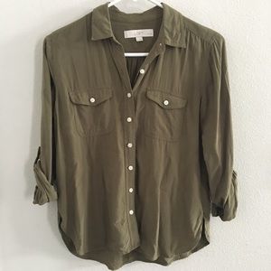 Beautiful Dark Green Blouse